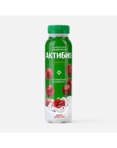 Йогурт питьевой с вишней и семенами чиа 1 5 260 г Актибио