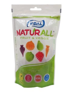 Мармелад Naturall фрукты овощи жевательный 180 г Vidal
