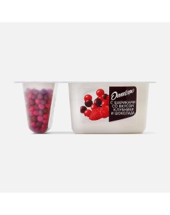 Йогурт с рисовыми шариками со вкусом клубники и шоколада 6 9 105 г Даниссимо