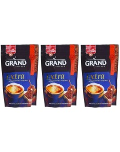 Кофе растворимый Extra 95 г х 3 шт Гранд