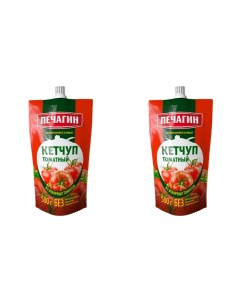 Кетчуп Томатный 500 г х 2 шт Pechagin