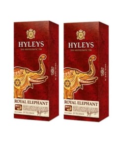Чай черный Royal Elephant 25 пакетиков х 2 шт Hyleys