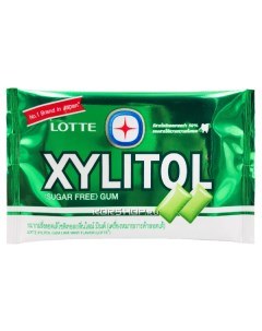 Xylitol lime mint жевательная резинка лайм и мята блистер 11 6 гр Lotte
