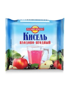 Кисель брикет Плодово ягодный 190г 14 упаковок в коробке Русский продукт