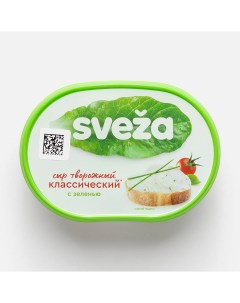 Сыр творожный Sveza с зеленью 60 150г Свежа