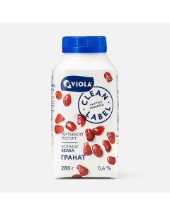 Питьевой йогурт гранат 0 4 280 г Viola