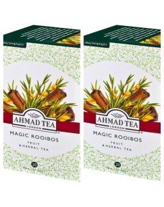 Чай травяной Magic Rooibos 20 пакетика х 2 шт Ahmad tea