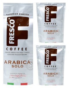 Кофе растворимый Arabica Solo 75 г х 3 шт Fresco