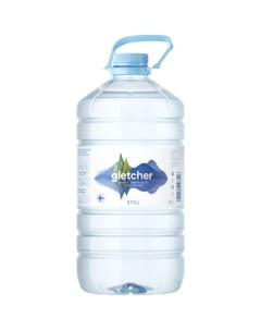 Вода природная питьевая Глетчер негазированная ПЭТ 5 1 л 1 штук Gletcher