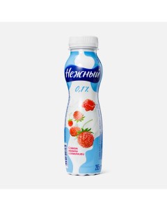 Питьевой йогурт Campina малина земляника 0 1 285 г бзмж Нежный