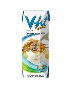 Молоко из коричневого риса без сахара 250 мл V-fit