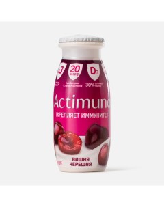 Йогурт питьевой вишня черешня 1 5 95 мл Actimuno