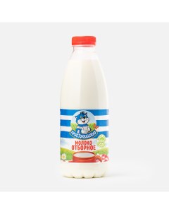 Молоко 3 4 4 5 пастеризованное 930 мл Отборное БЗМЖ Простоквашино