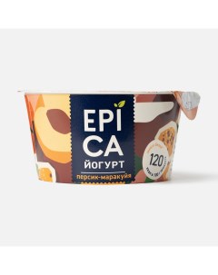 Йогурт персик маракуйя 4 8 БЗМЖ 130 г Epica