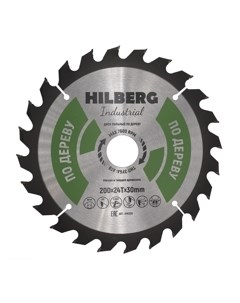 Диск пильный Диамант Industrial Дерево 200 24Т 30 mm HW200 Hilberg