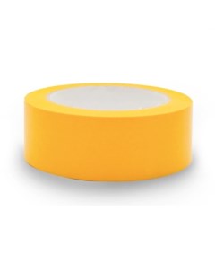 Малярная лента 38 мм х 50 м для гладких поверхностей желтая Color expert