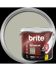 Эмаль для пола Brite Betoplus 1 9 кг цвет кремневый Brita