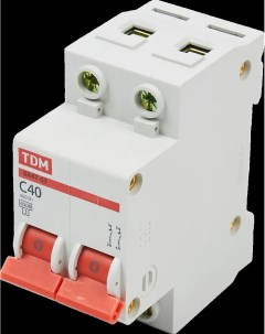 Автоматический выключатель ВА47 63 2P C40 А 4 5 кА SQ0218 0014 Tdm еlectric