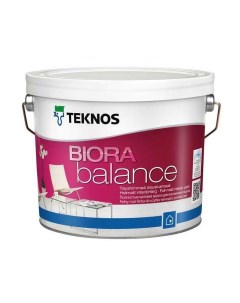 Краска для стен Biora Balance Текнос Биора Баланс водно эмульсионная Teknos