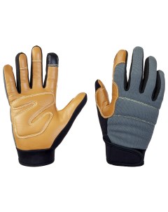 Рабочие перчатки антивибрационные кожаные размер L Jetasafety