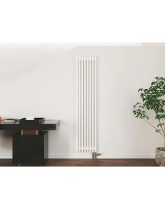 Радиатор отопления Air 1800мм высотой 580мм шириной нижнее правое подкл белый мат водяной Home heat