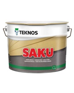 Дисперсионная фасадная краска Saku Текнос Саку для бетонных поверхностей Teknos