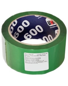 Лента клейкая упаковочная 48Мм x 66М цвет зелёный Unibob