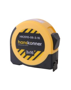Рулетка с окном 3 м х 16 мм для считывания внутренних размеров Hanskonner