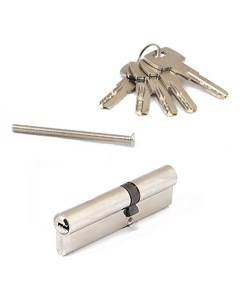 Цилиндр для замка 45х65 мм ключ ключ SM 110 никель Аpecs