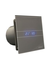 Накладной вентилятор E100 GSTH Silver термометр дисплей E100GSTHOK Cata