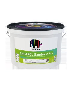 Краска для стен и потолков Samtex 2 Pro цвет белый база 1 9 л Caparol