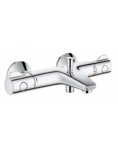 Смеситель термостатический для ванны Grohtherm 800 цвет хром Grohe