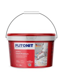Затирка для плитки Colorit Premium биоцидная темно серая 0 5 13 мм 2 кг Plitonit