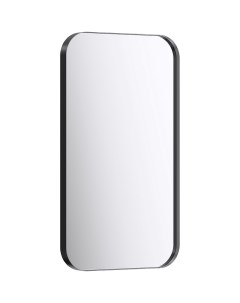 Зеркало в металлической раме цвет черный RM0205BLK Aqwella