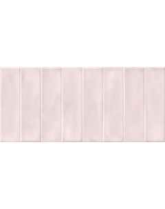 Плитка Pudra PDG074D облицовочная кирпич рельеф розовый 20x44 1 05 м2 Cersanit