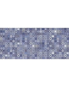 Плитка Hammam HAG041D облицовочная рельеф голубой 20x44 1 05 м2 Cersanit