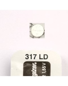Батарейка 317 SR516SW серебрянно цинковая часовая Energizer