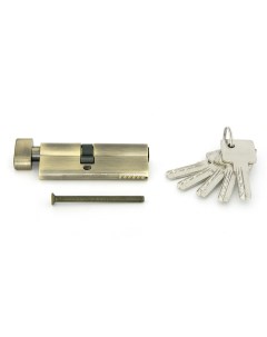 Цилиндр для замка 35х45 мм Smart ключ завертка бронза Palladium