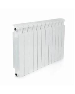 Радиатор Monolit 300 90 биметалл 12 секций боковое подключение цвет белый Rifar