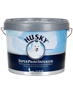 Краска интерьерная Super Paint Int цвет белый 10 л Husky