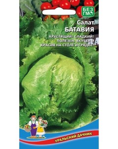 Семена салат Батавия 1 уп Уральский дачник