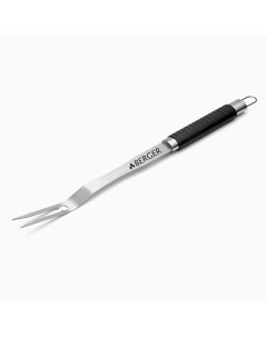 Вилка для барбекю 49 см с прорезиненной ручкой Berger
