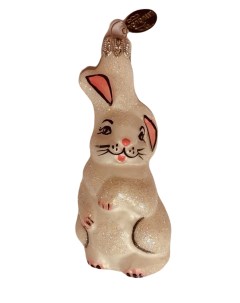 Елочная игрушка Кролик 10см Фабрика игрушек