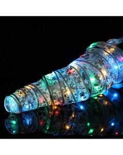 Световая гирлянда новогодняя Тесьма KLB008 1 м разноцветный RGB Cleverlight