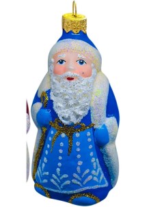 Игрушка на елку Дед Мороз 10см синий Nobrand
