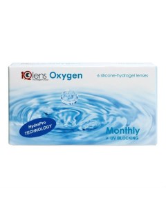 Контактные линзы Oxygen 6 линз R 8 6 04 25 Iqlens