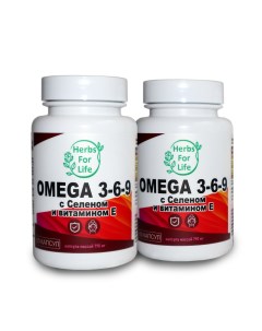 OMEGA 3 6 9 c Селеном и витамином E капсулы 790 мг 60 шт 60 шт Herbs for life