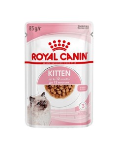 Влажный корм Kitten кусочки в соусе для котят 24 шт х 85 г Royal canin