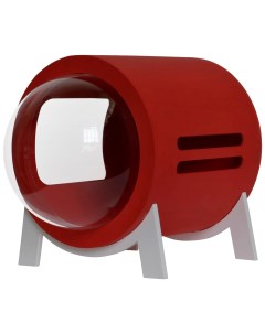 Напольный домик капсула Д110542 размер XL белый красный Petsapartments