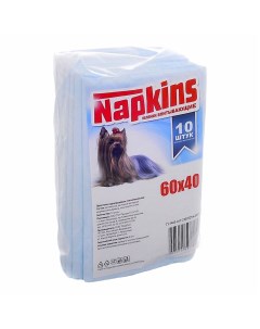 Пеленки для собак 60 x 40 см 10 шт Napkins